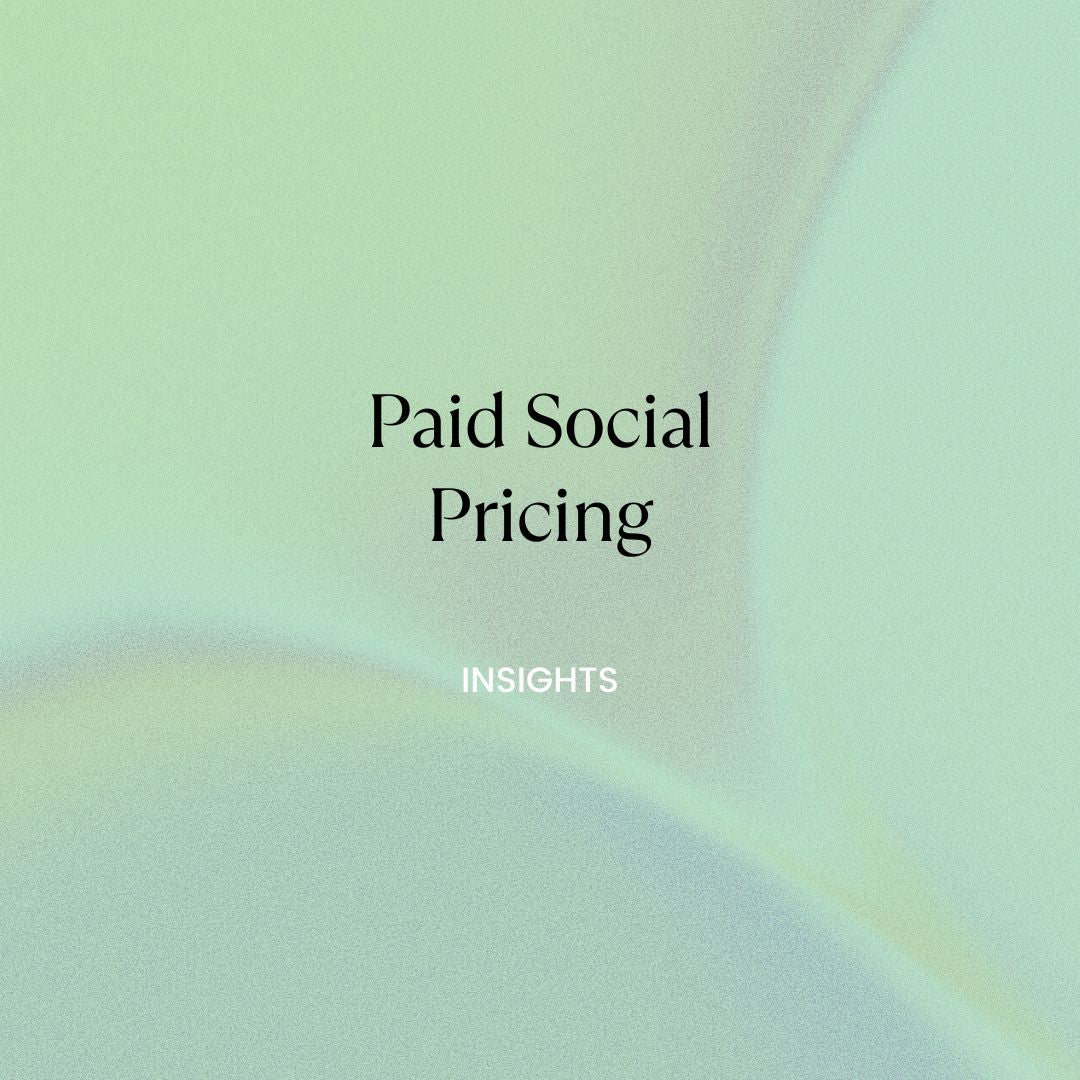 Paid Social Pricing – Soda Spoon Marketing