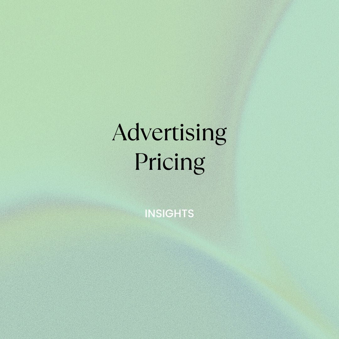 Advertising Pricing