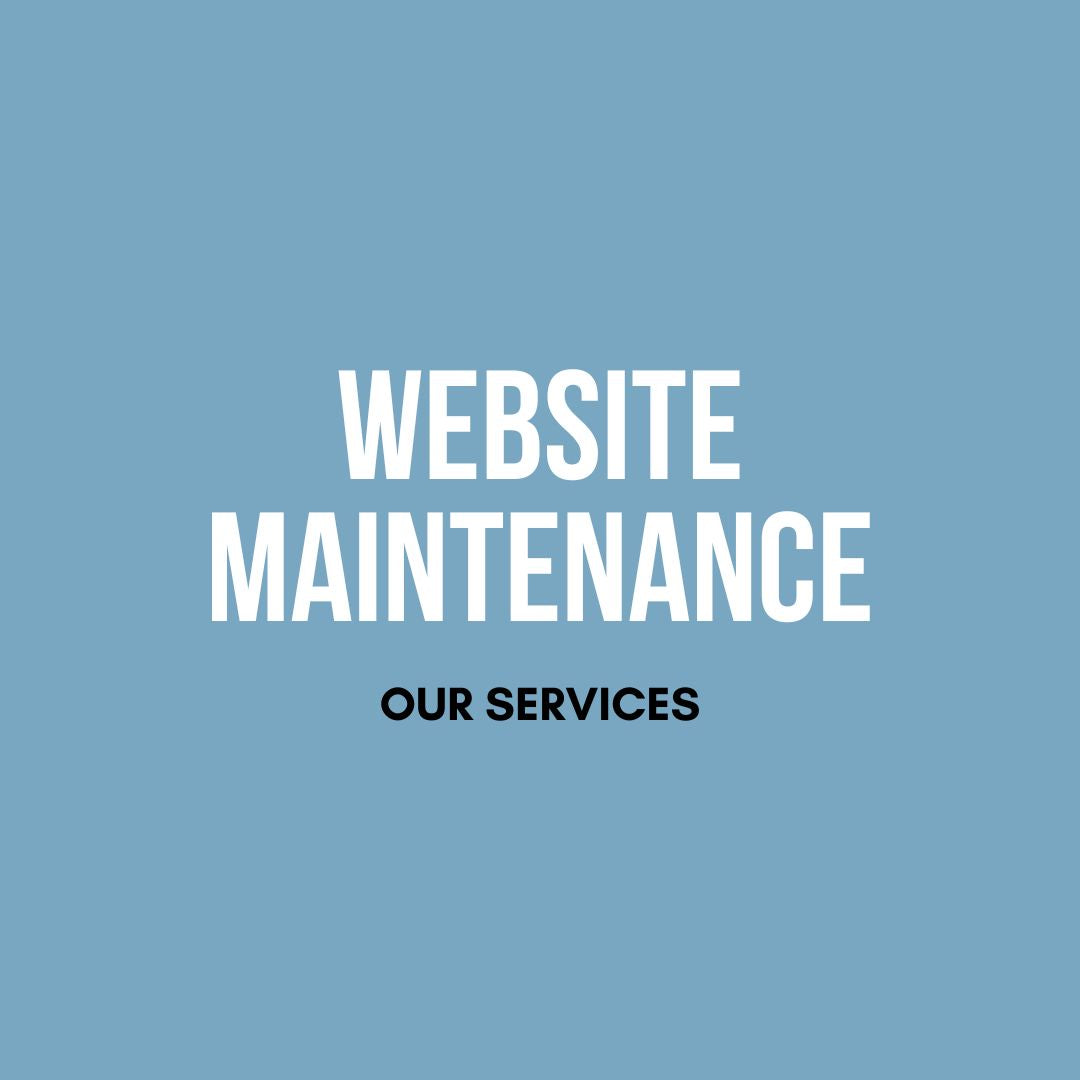 Website Maintenance