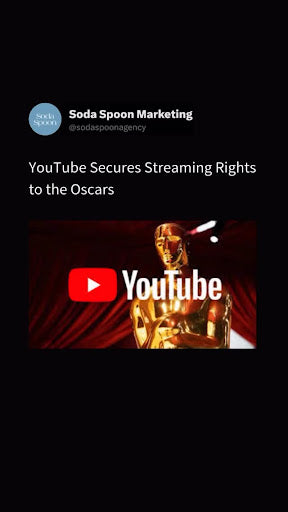 A New Era for the Oscars: Streaming on YouTube