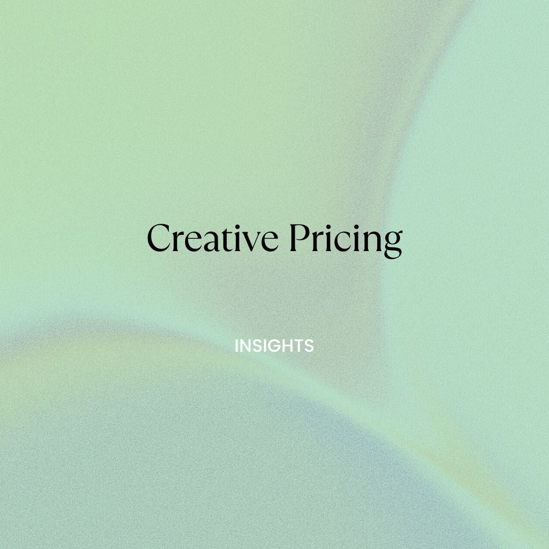 Creative Pricing