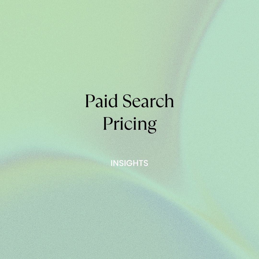 Paid Search Pricing