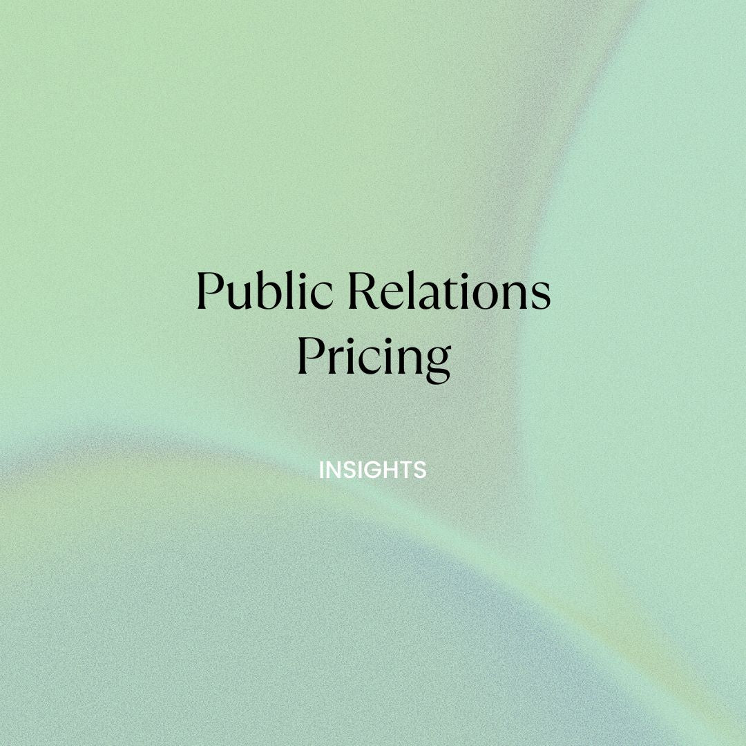Public Relations Pricing – Soda Spoon Marketing
