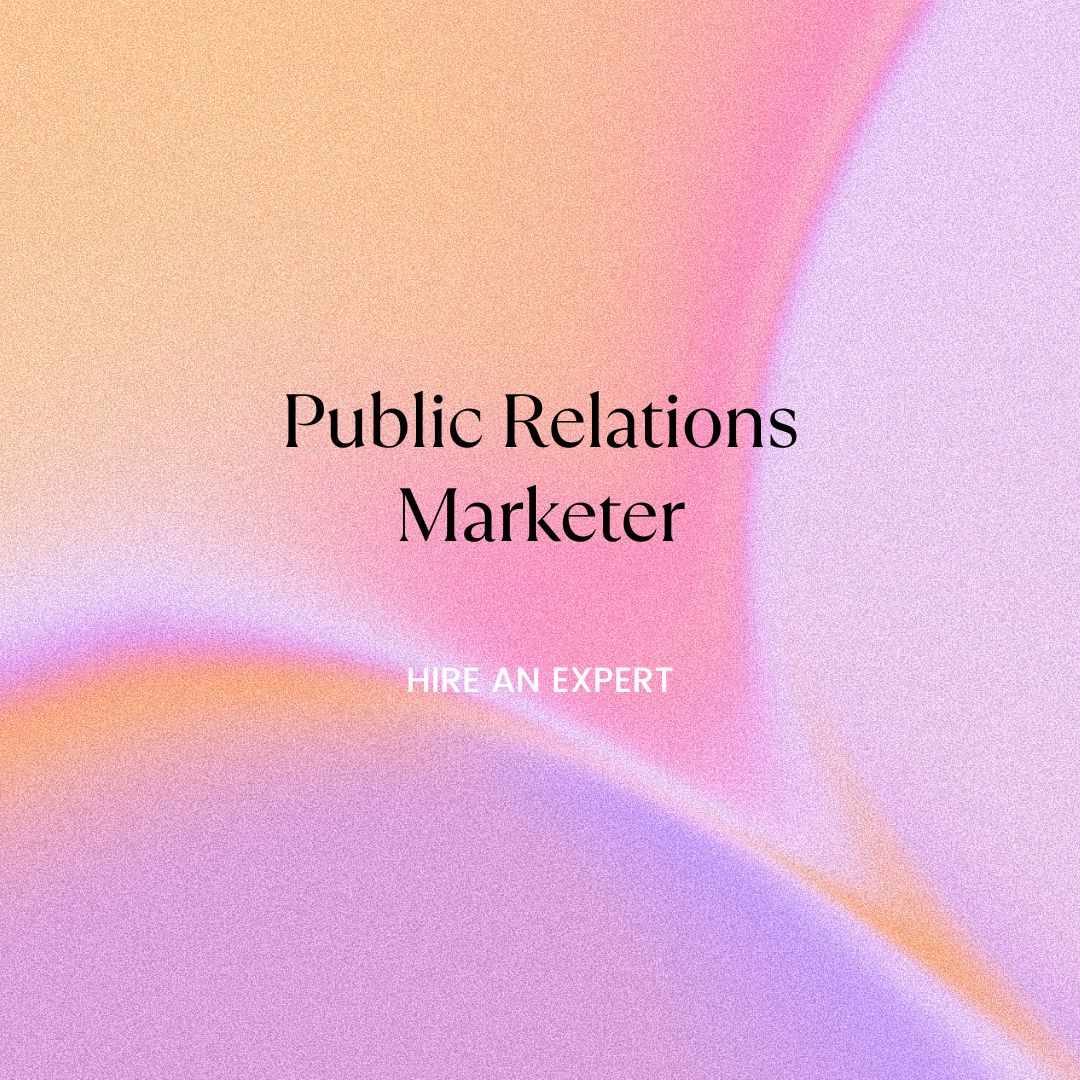 Public Relations Marketer