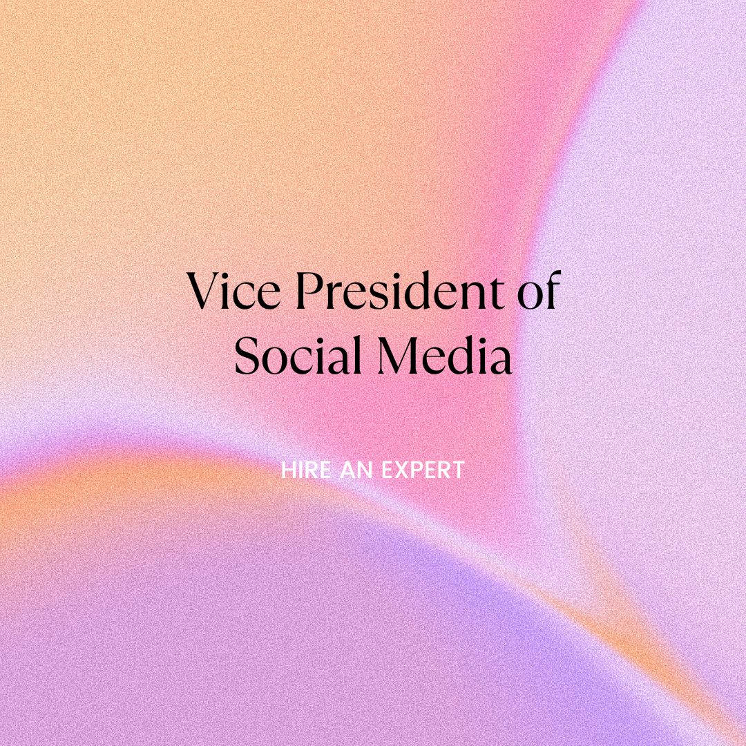 Vice President of Social Media